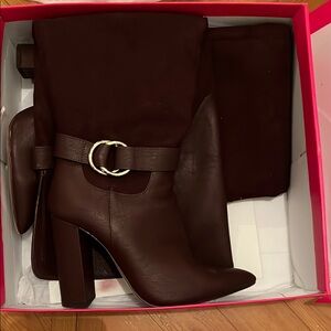 Brown Leather Women's Boots